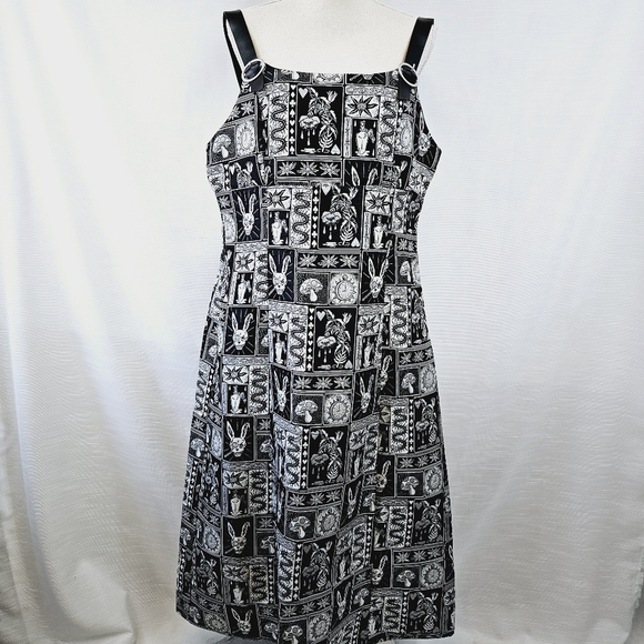 NWT Modcloth Dangerfield Meet My Dark Side Midi Dress size 16 - Picture 4 of 13